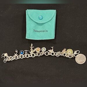 Tiffany & Co. Silver Charm Bracelet